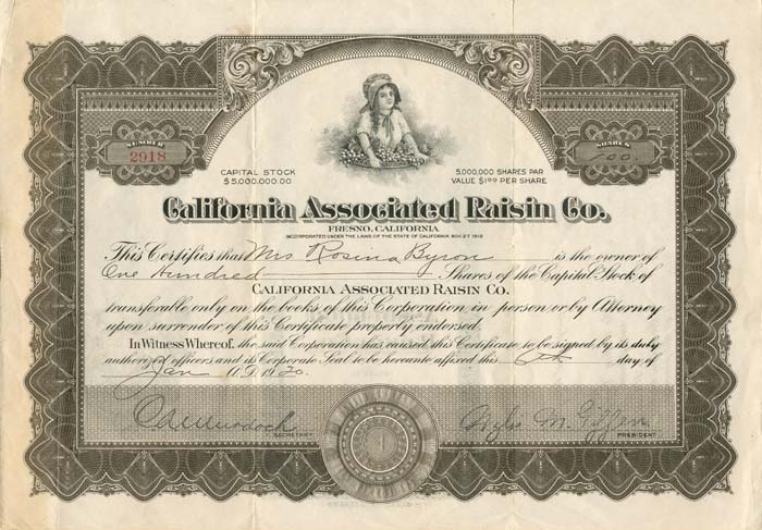 California Associated Raisin Co.